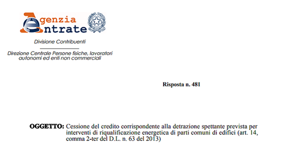 Cessione credito ecobonus, si può dividere tra più soggetti?