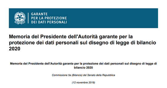 Lotta all'evasione fiscale VS privacy nella Legge di Bilancio: l'allarme del Garante