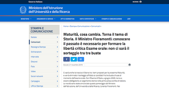 Maturità 2020, date e novità: niente più buste per l'orale, torna il tema di storia