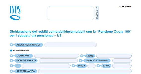 Quota 100: dichiarazione dei redditi obbligatoria