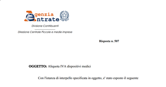 Iva dispositivi medici: quando si applica l'aliquota ridotta del 10 per cento?