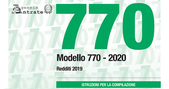 Modello 770/2020 approvato dall'Agenzia delle Entrate: scadenza e istruzioni