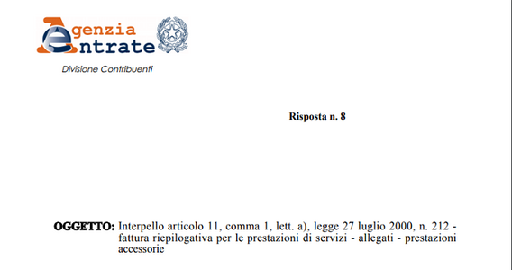 Fattura elettronica riepilogativa, obbligo di conservazione della lista delle operazioni