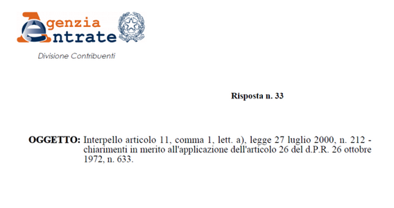 Nota di variazione IVA, fondamentale l'infruttuosità delle procedure esecutive