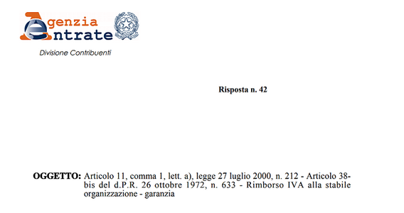 Rimborso IVA società estere, nessuna semplificazione per la garanzia