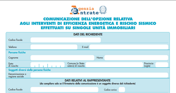 Ecobonus e sismabonus, comunicazione cessione credito entro il 28 febbraio 2020