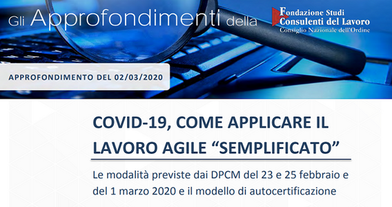 Coronavirus, smart working più semplice: autocertificazione per il lavoro agile