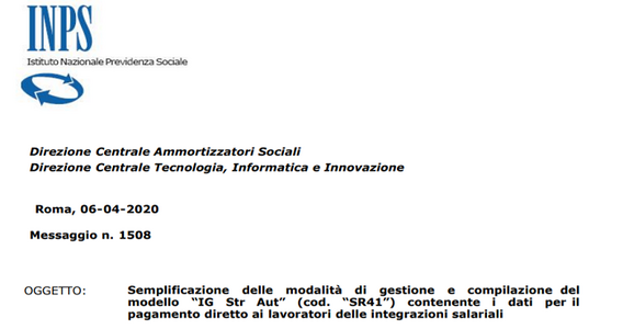 Cassa integrazione, modello SR41: pagamento diretto senza firma del lavoratore