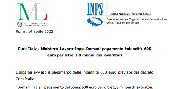 Bonus 600 euro, pagamenti al via: accredito sul conto corrente per tutti in settimana