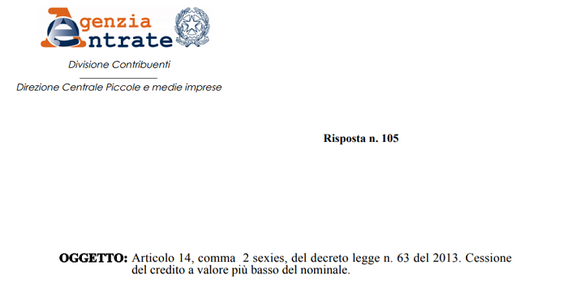 Ecobonus, sì alla cessione del credito tra società della stessa rete d'imprese
