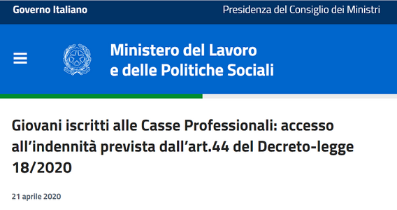 Bonus 600 euro partite IVA, i giovani professionisti possono fare domanda alla Cassa