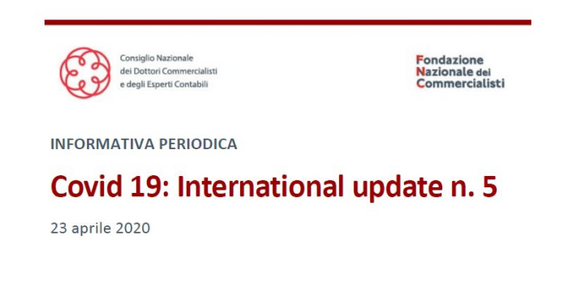 Informativa periodica FNC e CNDCEC: focus sulla riunione dei capi di Stato UE