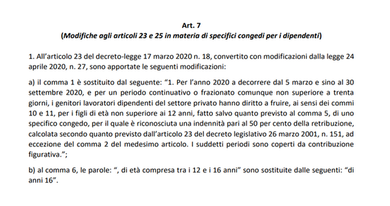 Bonus baby sitter, congedo straordinario e permessi 104: le novità del decreto economia