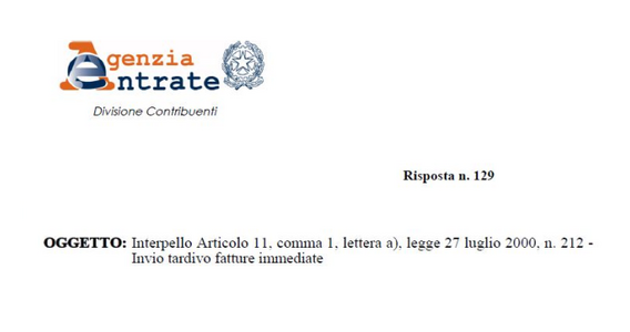 Invio tardivo fatture immediate: nessun differimento automatico per i festivi