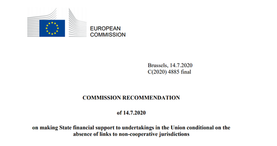 Aiuti di stato, UE: escludere le imprese collegate ai paradisi fiscali