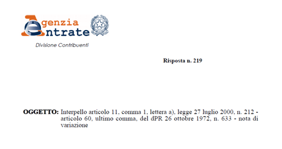 Rivalsa a seguito di accertamento: non si può emettere la nota di variazione IVA