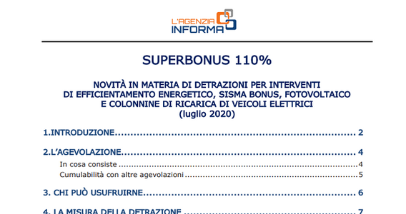 Ecobonus del 110%, ecco la guida dell'Agenzia delle Entrate
