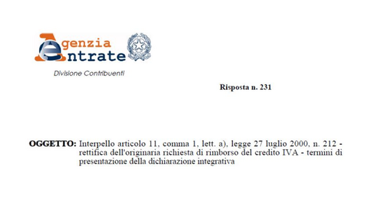 Dichiarazione integrativa, rimborso credito IVA: quali sono le scadenze?