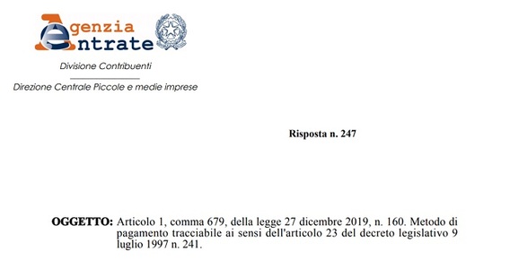 Quali sono i pagamenti tracciabili che danno diritto alle detrazioni fiscali? Lo chiarisce l'AdE