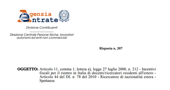 Rientro dei cervelli, agevolazioni anche per i ricercatori stranieri