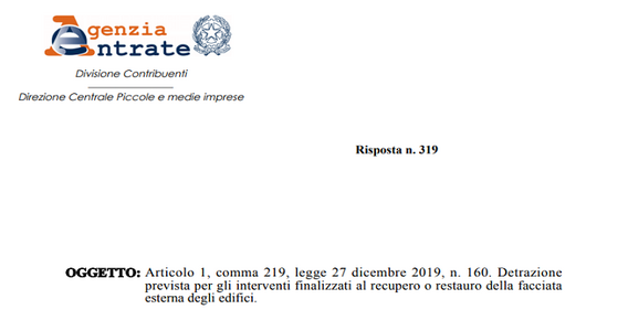Bonus facciate, lavori ammessi e requisti: libera scelta sui materiali