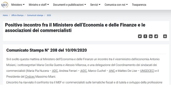 Il dialogo tra MEF e commercialisti: gli interrogativi sulla moratoria sulle sanzioni
