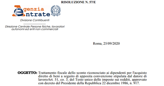 Sconti sugli acquisti online, per il dipendente non è reddito imponibile