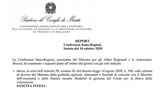 Bonus ristoranti, fondo perduto fino a 10.000 euro: decreto attuativo in arrivo