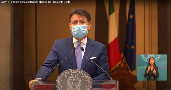 DPCM firmato: testo ufficiale e nuove regole in vigore dal 26 ottobre