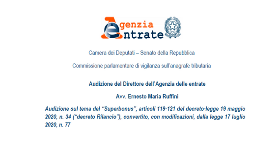 Superbonus 110%: no alla detrazione per unico proprietario e prossima circolare in arrivo