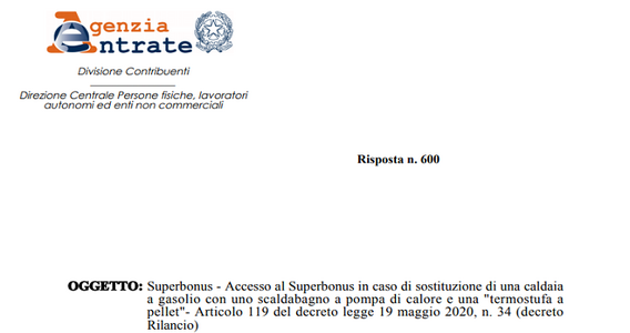 Scaldabagno a pompa di calore e stufa a pellet: ampio accesso al superbonus 110%