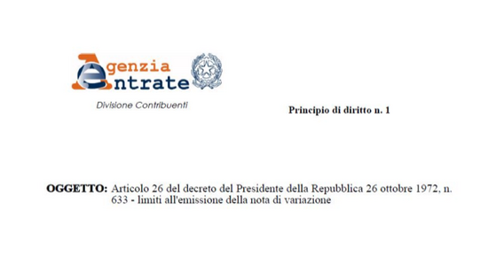Nota di variazione IVA, come emetterla in un sistema progressivo di determinazione del prezzo