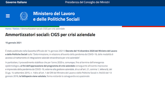 Cassa integrazione straordinaria e Covid: accesso più semplice con lo stato di emergenza