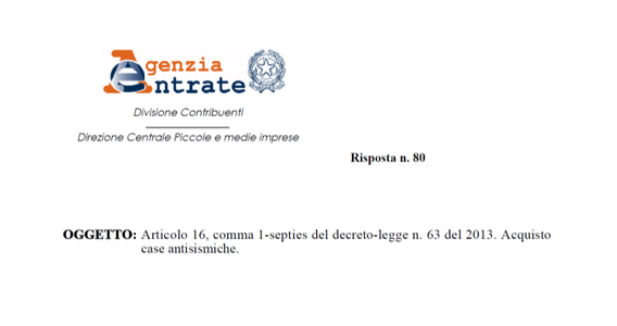 Sismabonus acquisti 110%: la stipula del rogito entro il 30 giugno 2022