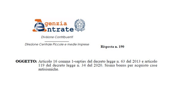 Sismabonus acquisto case: spetta anche con il vecchio modello di asseverazione