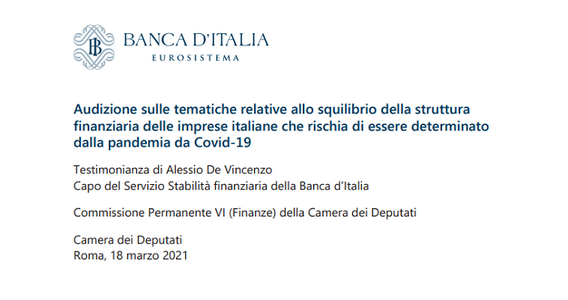 Banca d'Italia: aiuti alle imprese più selettivi dopo il Covid