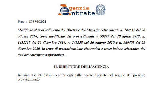 Corrispettivi telematici e adeguamento RT, nuova proroga: scadenza al 1° ottobre
