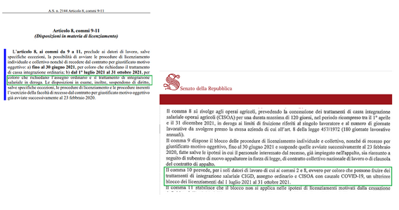 Blocco dei licenziamenti 2021, per chi vale fino al 31 ottobre?