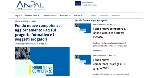 Fondo Nuove Competenze, formazione anche per i lavoratori in somministrazione