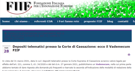 Cassazione, processo telematico, dal 31 marzo 2021 deposito online: gli atti ammessi