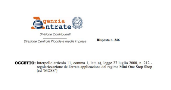 IVA Moss, come rimediare agli errori