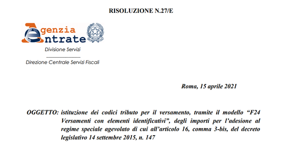 Lavoratori impatriati, il codice tributo per la proroga delle agevolazioni