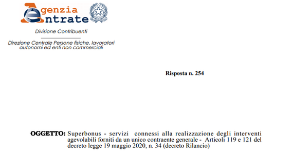 Superbonus, spese detraibili ed escluse: istruzioni ufficiali delle Entrate sui general contractor