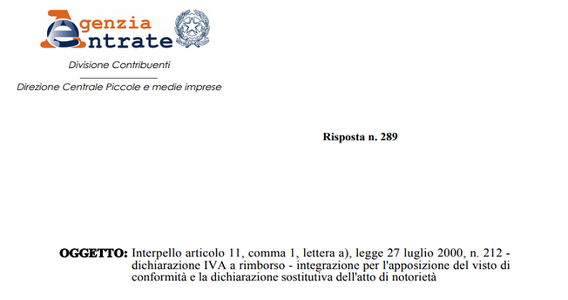 Dichiarazione IVA, integrativa senza sanzioni per il rimborso senza visto di conformità