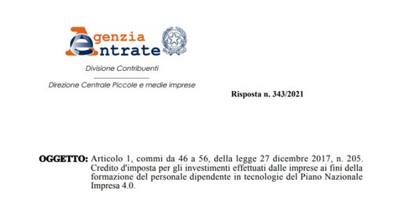 Credito d'imposta formazione 4.0: i requisiti per l'agevolazione