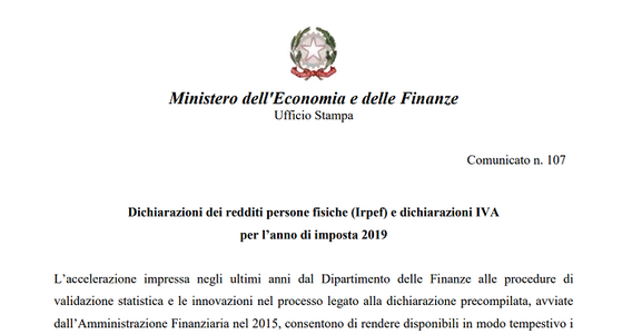 L'importo IRPEF annuale? In media 5.300 euro: i dati MEF delle dichiarazioni dei redditi