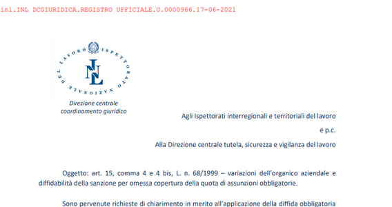 Quote lavoratori disabili in azienda, quando si paga la sanzione minima in caso di violazione?