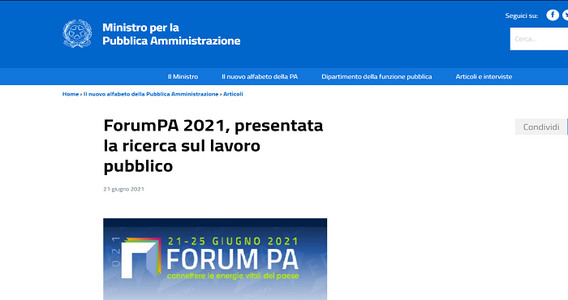 Lavoro Pubblico 2021: la PA in Italia? Anziana, con poche competenze e pochi dipendenti