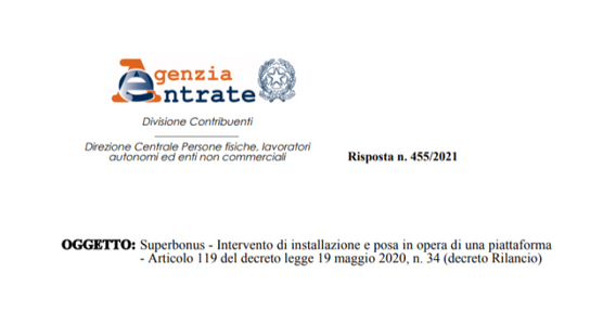 Superbonus ascensore, spetta anche per i soggetti con meno di 65 anni