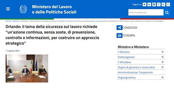 Morti sul lavoro, le vittime nel 2021 sono già più di 538: servono misure preventive e un CV delle imprese